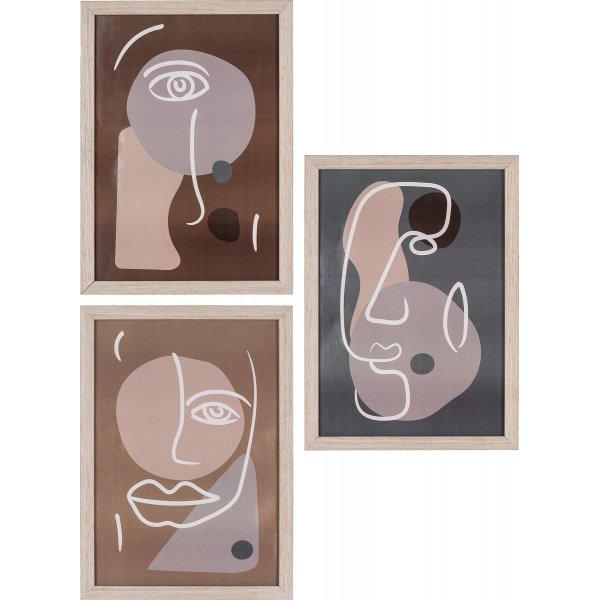 Madison bilderamme Nature, 3 stk, 21 x 30 cm