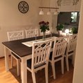 Kundebilde Skagen spisebord 180 cm - Hvit/brunoljet eik