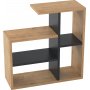 Sally sidebord 60 x 22 cm - Antrasitt/eik