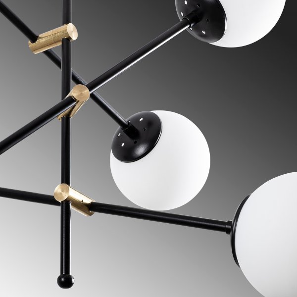 Marty taklampe 105 - Sort/hvit Marty taklampe 105 - Sort/hvit