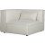 Nes modulsofa - hj�rneseksjon venstre - Stone White + Tekstilpleie for m�bler
