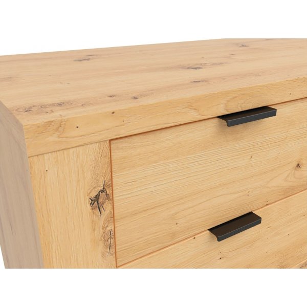 Ostia skjenk - Artisan eik/svart eik