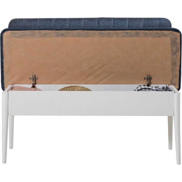 Vina 1048 spisegruppe - Hvit/mrkebl