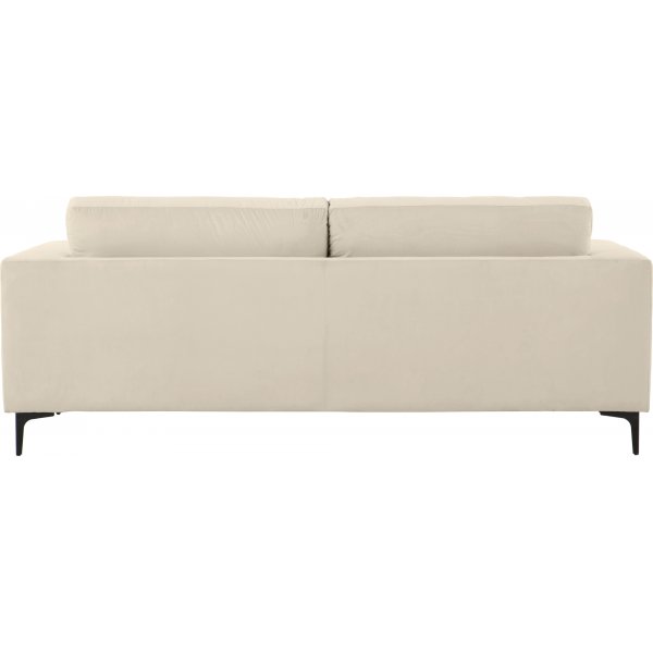 Aspen 3-seter sofa - Beige flyel + Flekkfjerner for mbler