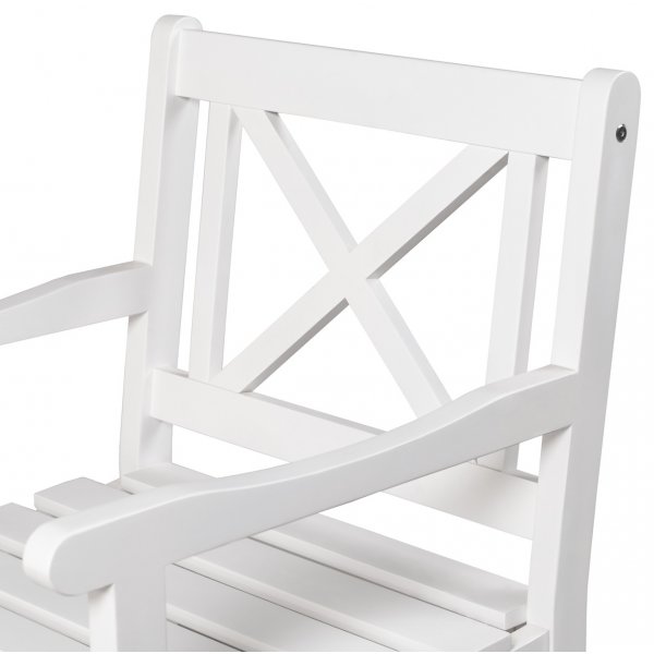 Utendørs lenestol Bohus hvit Utendørs lenestol Bohus hvit