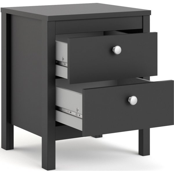 Madrid nattbord - Svart