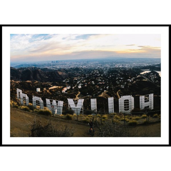 HOLLYWOOD SIGN - Plakat 50x70 cm