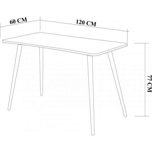 Fabio skrivebord - Furu