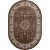 Dubai Medallion Wilton teppe Champange - Oval 160 x 230 cm