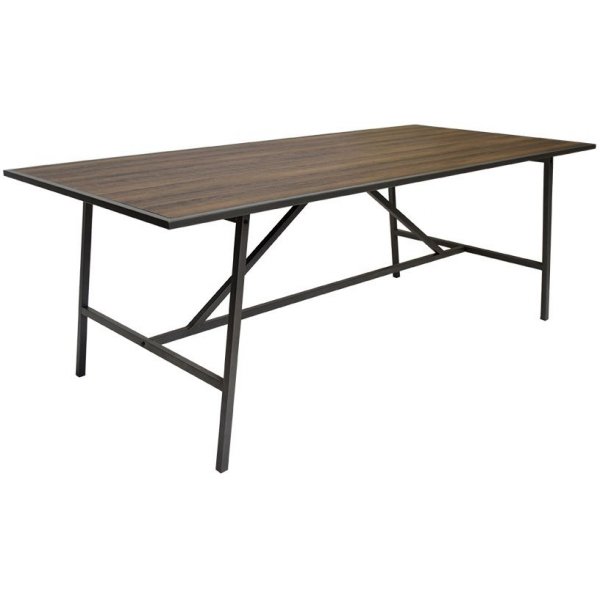 Toscana Spisebord - Brun + Tekstilrens for mbler