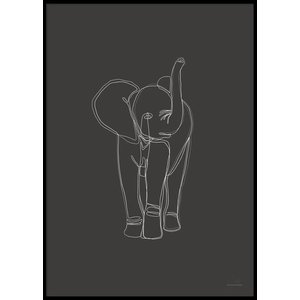 DIGITAL ELEPHANT - Plakat 50x70 cm