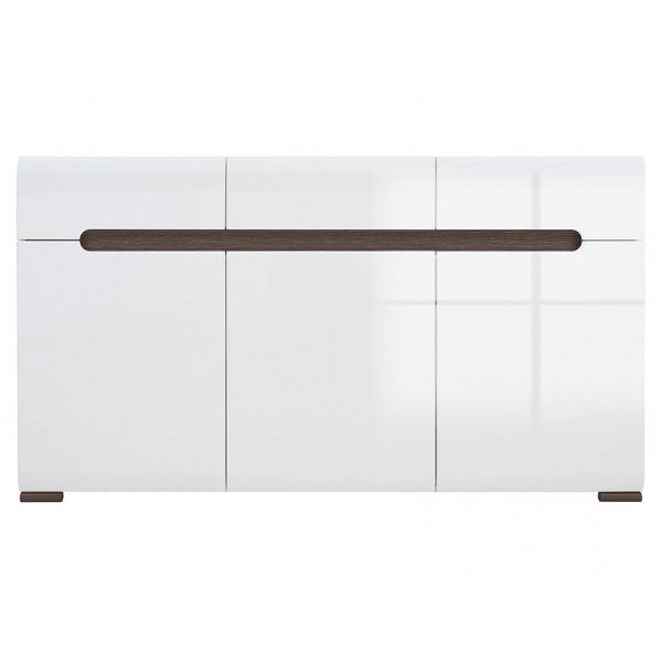 Lunden sidebord - Hvit