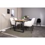 Karmstol Paolo - Svart / Beige Manchester