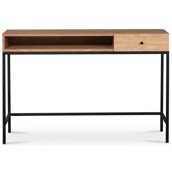 Stilo V.2 Skrivebord - Oljet eik / Svart metall