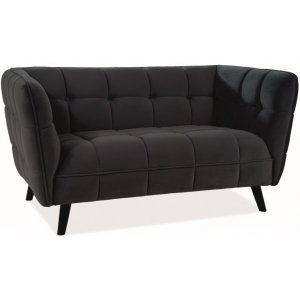 Renae 2-seters sofa - Svart