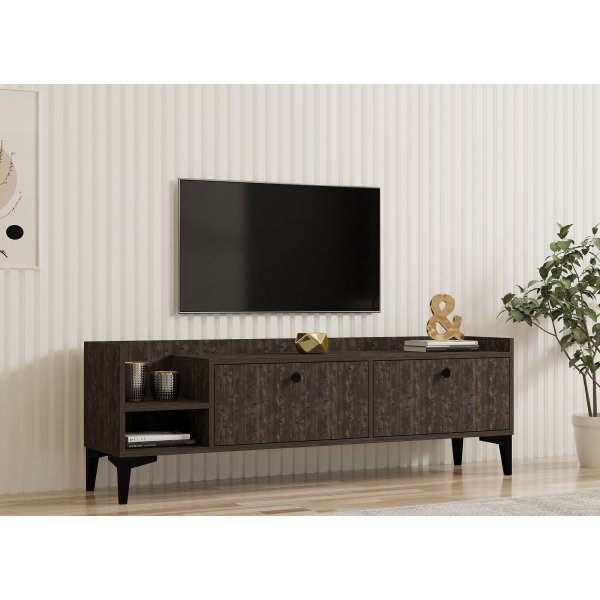 Heflin TV-stativ - Brun Heflin TV-stativ - Brun