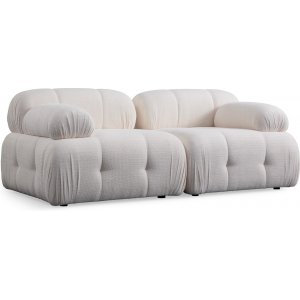 Petite 2-seters sofa - Hvit