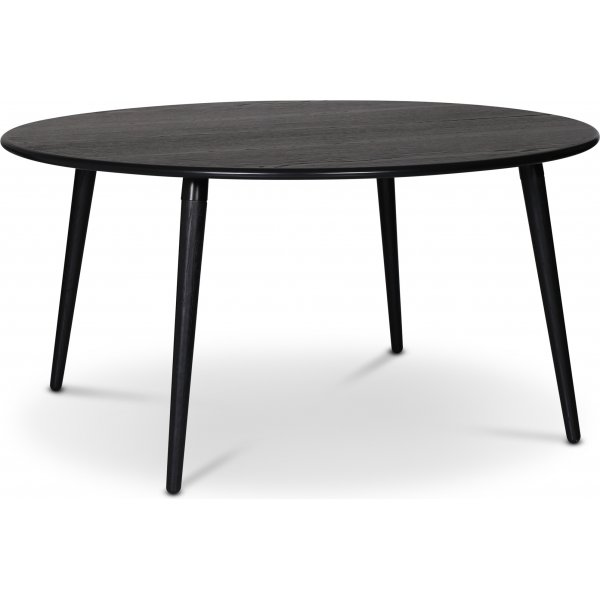 Tore spisebord 150 cm - Svart eikefiner