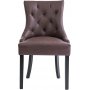 Tuva Eastport spisestol med nagler - Vintage PU + Tekstilrens for mbler