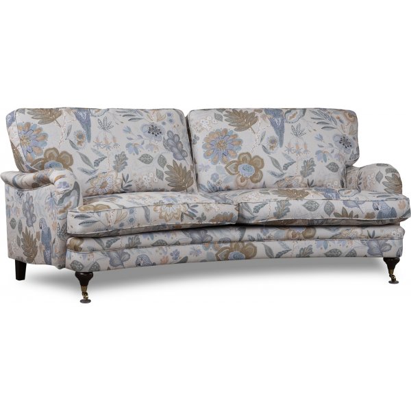 Howard Spirit buet 3-seters sofa i blomsterstoff - Eden Parrot Beige