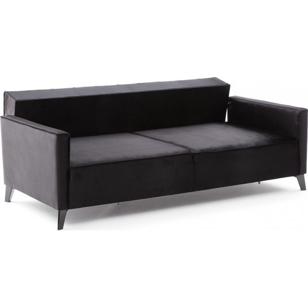 3-seters sovesofa - Svart