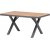 Garcia spisebord 150 x 90 cm - Sort/Naturlig
