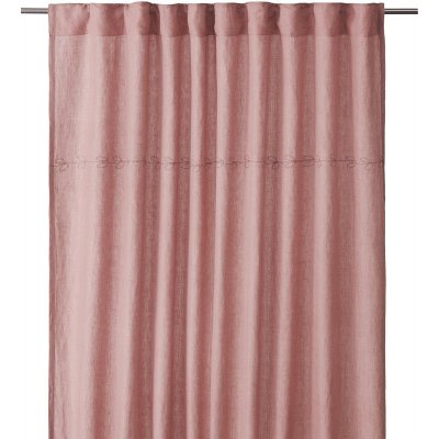 Amie gardin 2-pakning 2 x 140 x 280 cm - Medium rosa