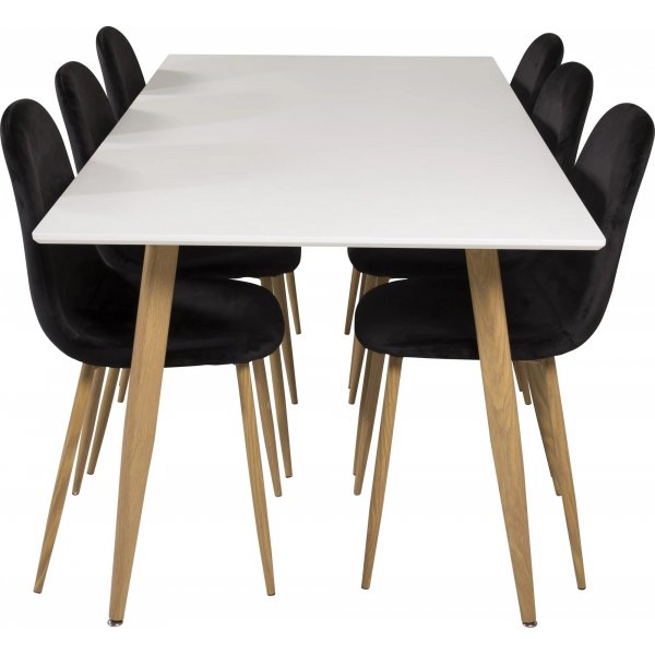 Bridge spisebord, 180 cm - Hvit