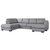 Optus Double Divan U-sofa - venstre + Mbelpleiesett for tekstiler