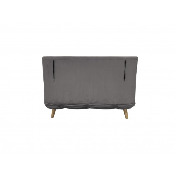 Sovesofa Helsingborg - Lys grå fløyel | 193 cm Sovesofa Helsingborg - Lys grå fløyel | 193 cm