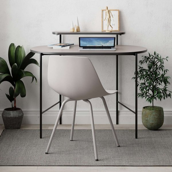 Lob skrivebord - Lys mokka