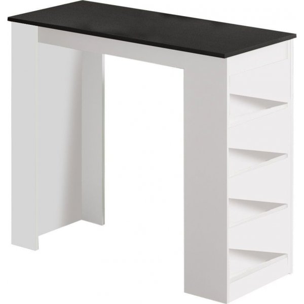 Style barbord - Hvit/svart Style barbord - Hvit/svart