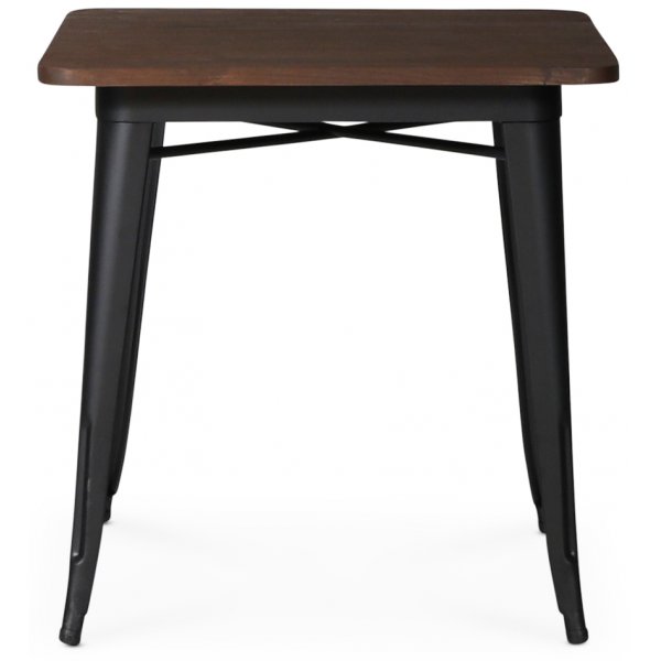 France metallbord - Svart / Brunt tre