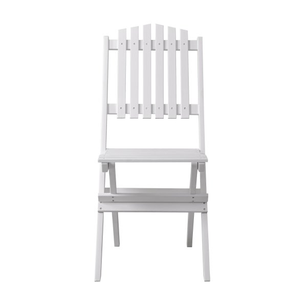 Haväng hvit utegruppe; 2 stoler med bord Haväng hvit utegruppe; 2 stoler med bord