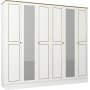 Ravenna garderobe - Hvit/gull