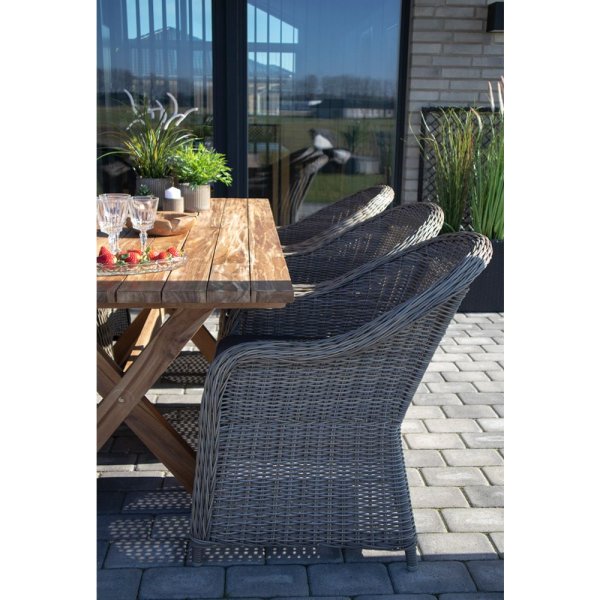 Murcia spisebord - Teak - 200x90x75 Murcia spisebord - Teak - 200x90x75