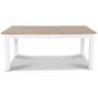 Skagen spisebord 180 cm - Hvit/Eik beis