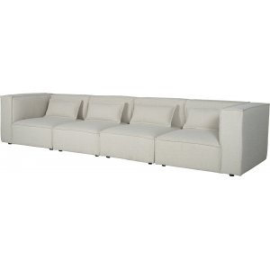 Nees modulsofa i boucl - 4-seters sofa i boucl