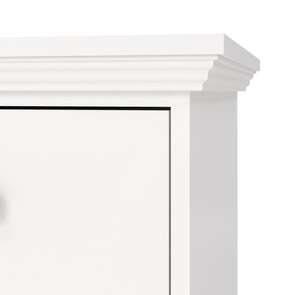 Nord kommode med 3 skuffer - hvit