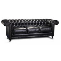 Chesterfield Manchester 3-seter skinnesofa - valgfri farge Chesterfield Manchester 3-seter skinnesofa - valgfri farge