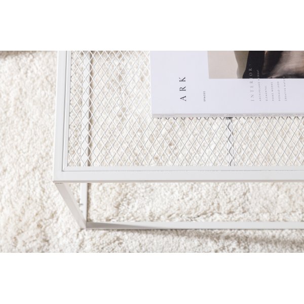 Netz salongbord 80 x 80 cm - Hvit Netz salongbord 80 x 80 cm - Hvit