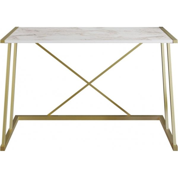 Anemone skrivebord - Hvit/gull Anemone skrivebord - Hvit/gull