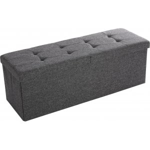 Idris benk med oppbevaring 110 cm - Mørkegrå Idris benk med oppbevaring 110 cm - Mørkegrå