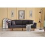 Reims 3-seters sofa - Antrasitt