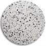 Zoo spisebord 105 cm - Krom / Terrazzo Cosmos