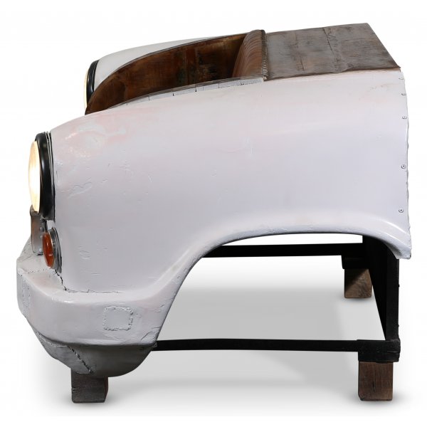 Honolulu 2-seter sofa - Metall/l�r