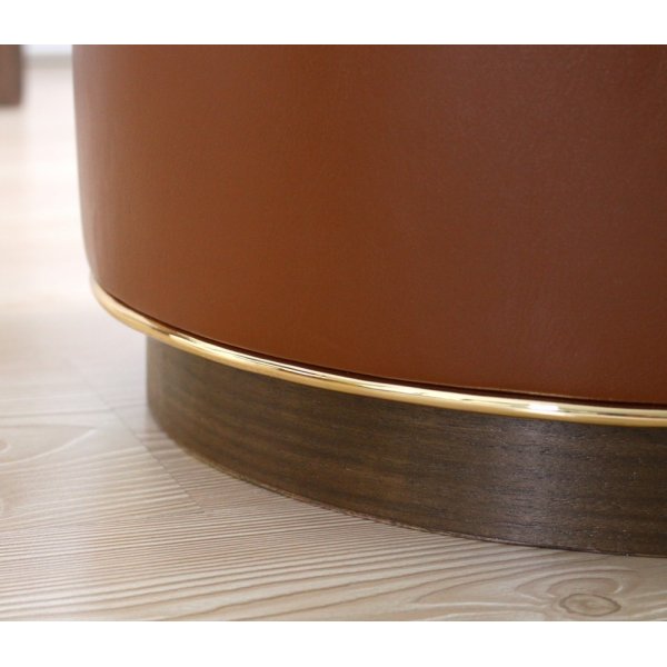 Milotte puff - Mørk brun Milotte puff - Mørk brun