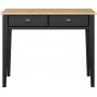 Nola skrivebord 95 x 45 cm - Sort/beige