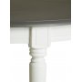 Alexandra ovalt spisebord uttrekkbart 160-260 cm - Hvit/gr vintage + Flekkfjerner for mbler