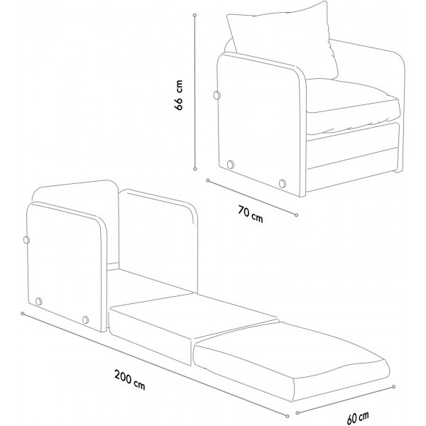 Saga sovesofa - Mørkegrå Saga sovesofa - Mørkegrå